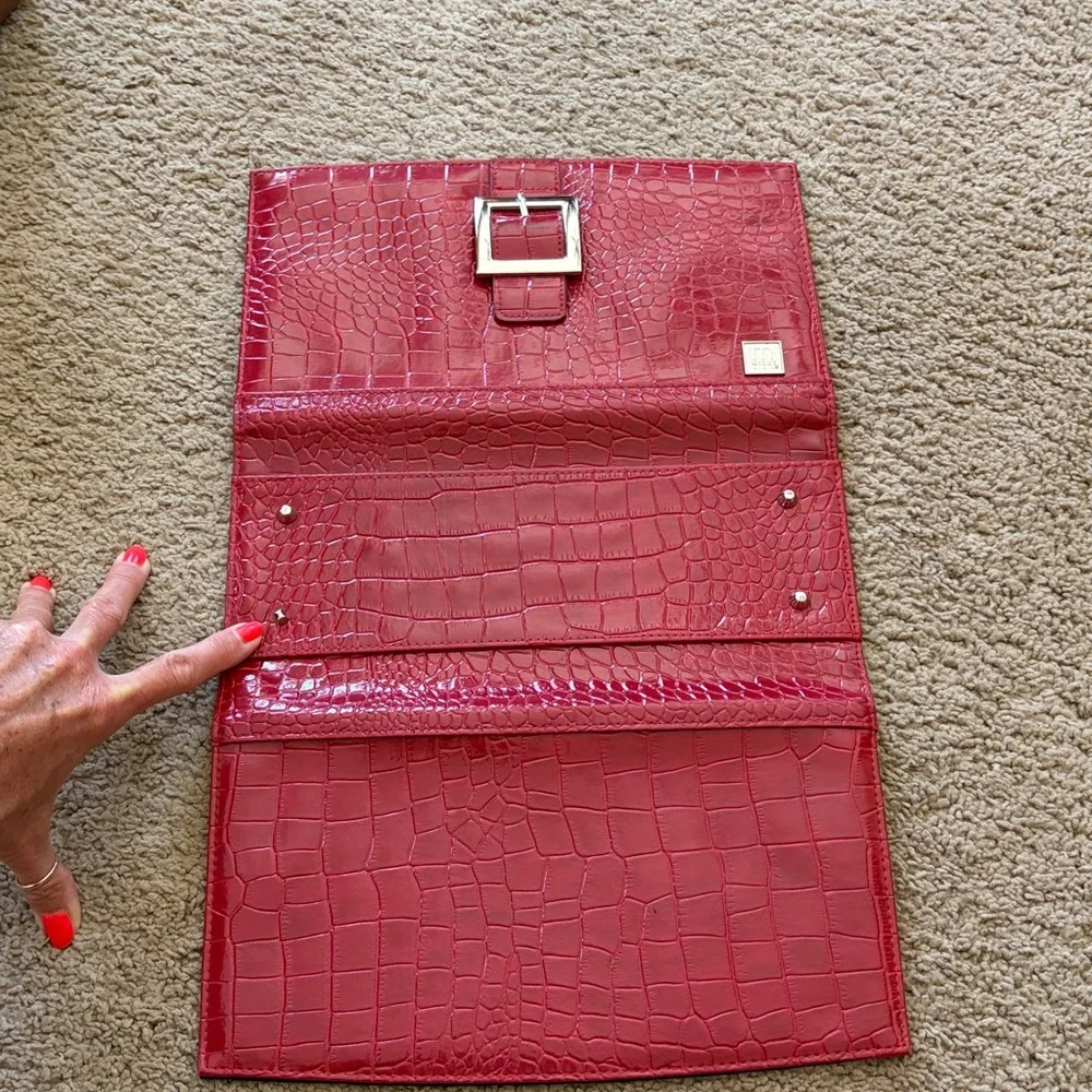 Niche classic handbag brown purse base and 3 interchangeable shell covers - Picture 15 of 17